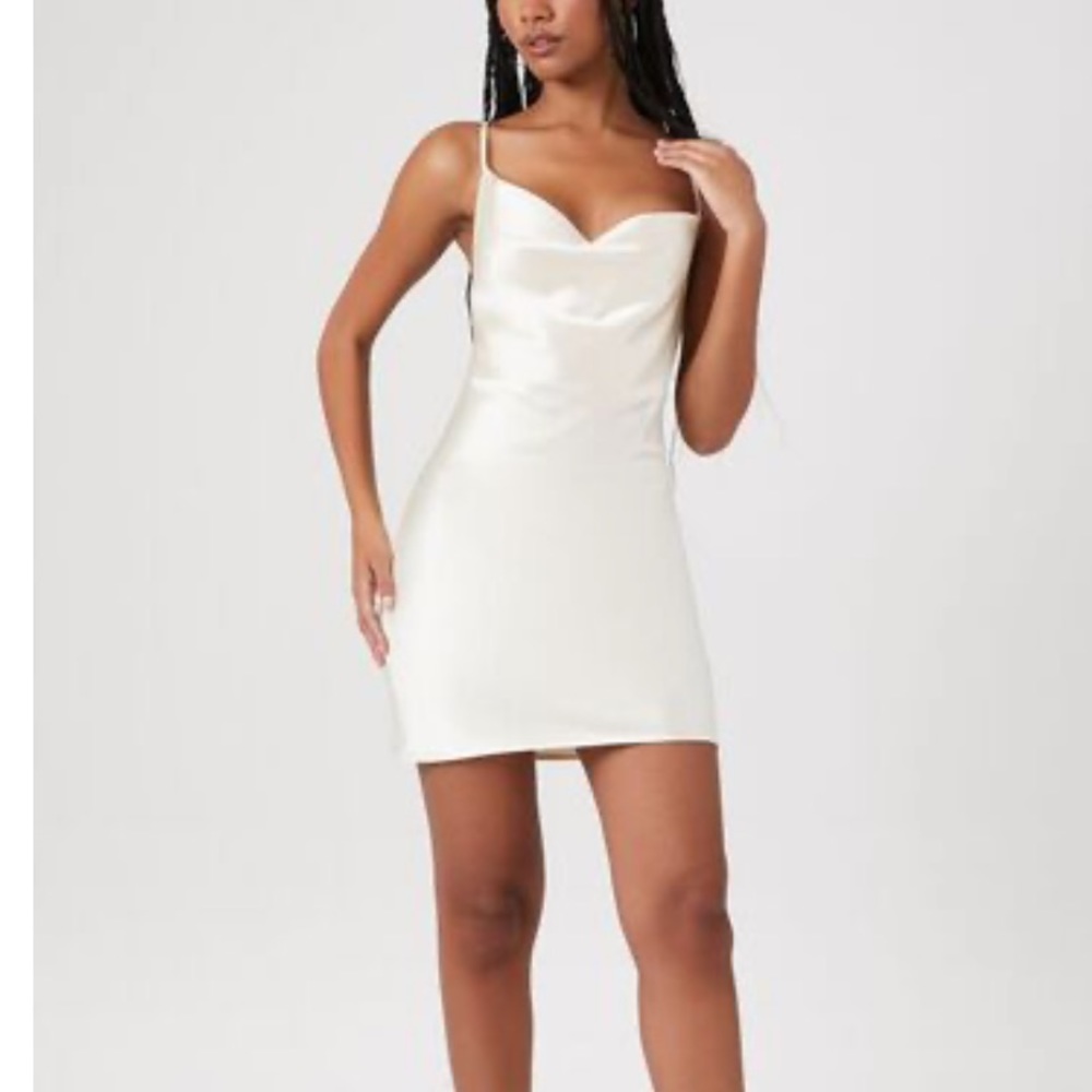 Last chance - NWT Ivory Cowl Neck Cami Slip Dress
